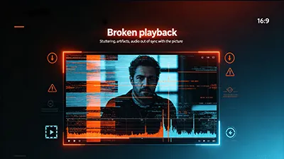 Broken playback