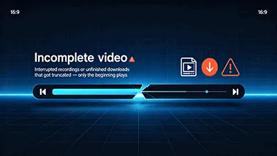 Incomplete video